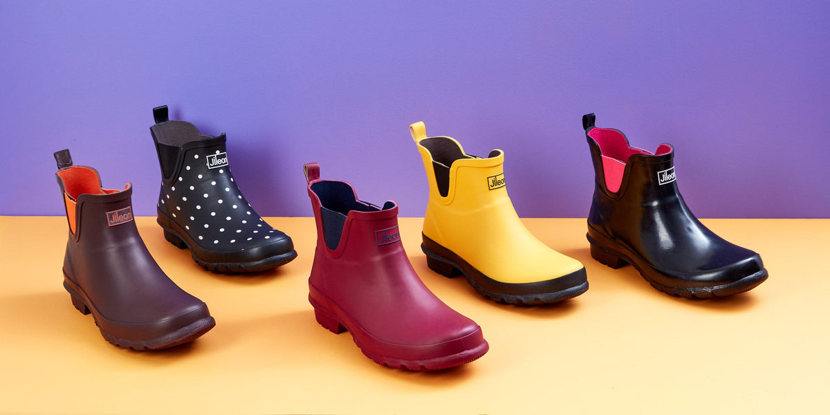 Short Rain Boots - Wide in the Foot and Ankle – Jileon RainBoots