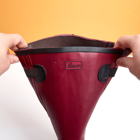 Extra Wide Calf Women's Rain Boots - Raspberry - 16-23 Inch Calf - Wide in Foot & Ankle