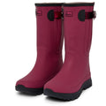Extra Wide Calf Women's Rain Boots - Raspberry - 16-23 Inch Calf - Wide in Foot & Ankle