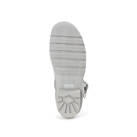 Half Height Rain Boots - Gray with White Spots - Wide Foot & Ankle