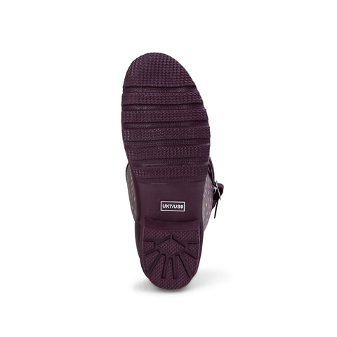 Wide Calf Rain Boots - 15 to 18 inch calf - Purple Spot - Wide Fit in Foot and Ankle
