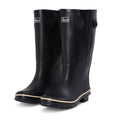 Extra Wide Calf Womens' Rain Boots - Black - 16-23 Inch Calf - Wide Foot & Ankle