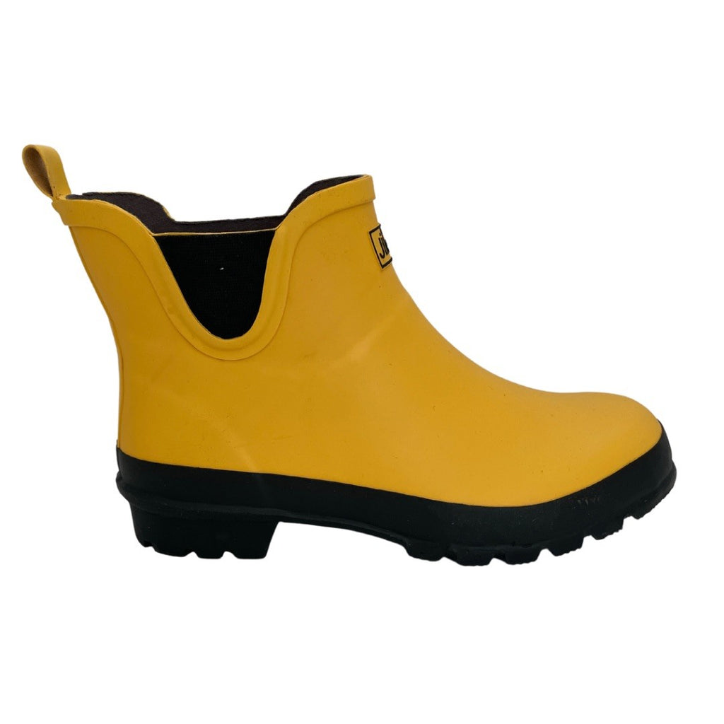 Yellow Ankle Rain Boots - Fit Wide Foot and Calf – Jileon RainBoots