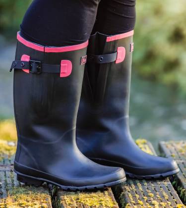 Extra Wide Calf up to 23 inch Rainboots - Ideal for Curvy Calves