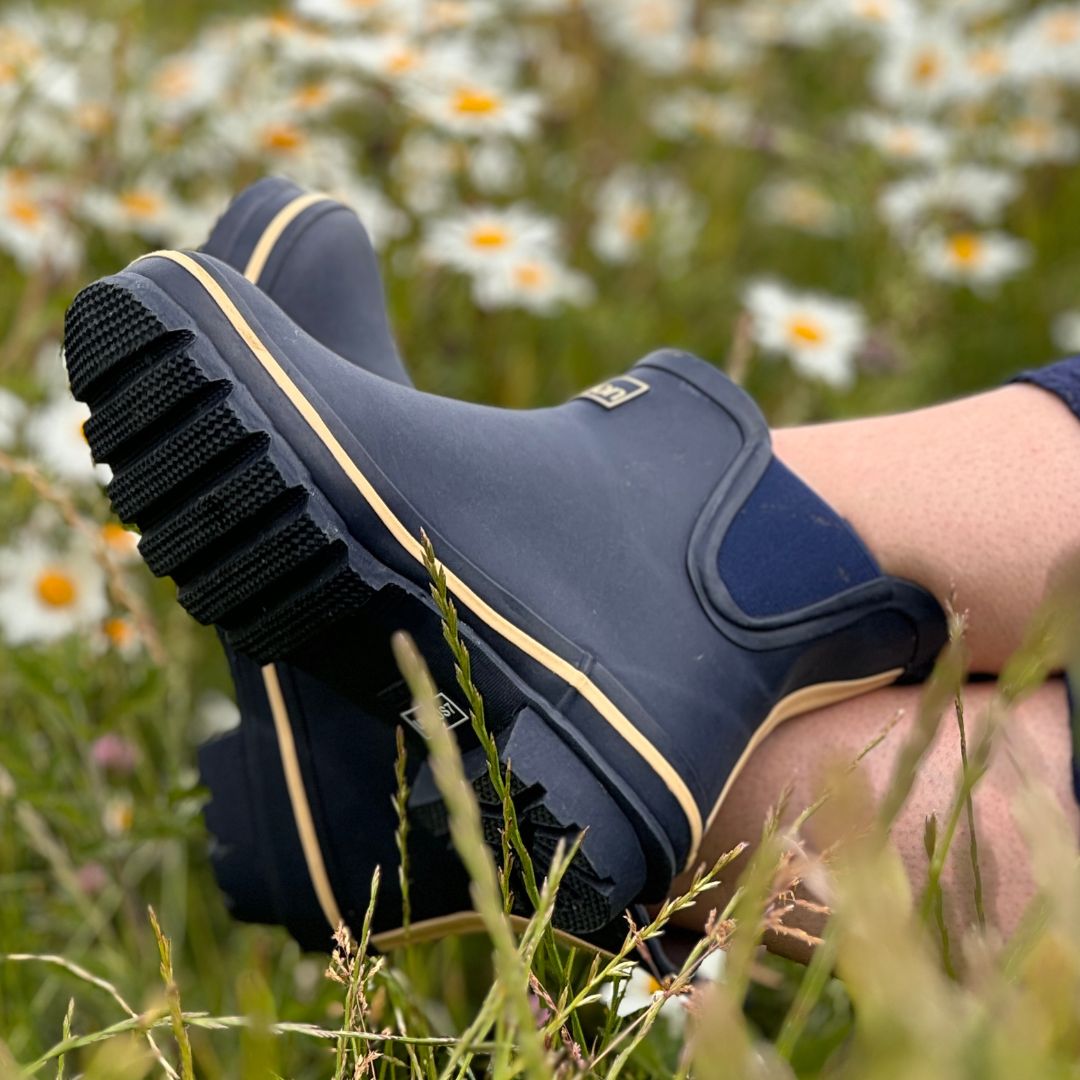 Rubber Boots Womens Wide Fit Ankle Wellington Boots Womens Ankle