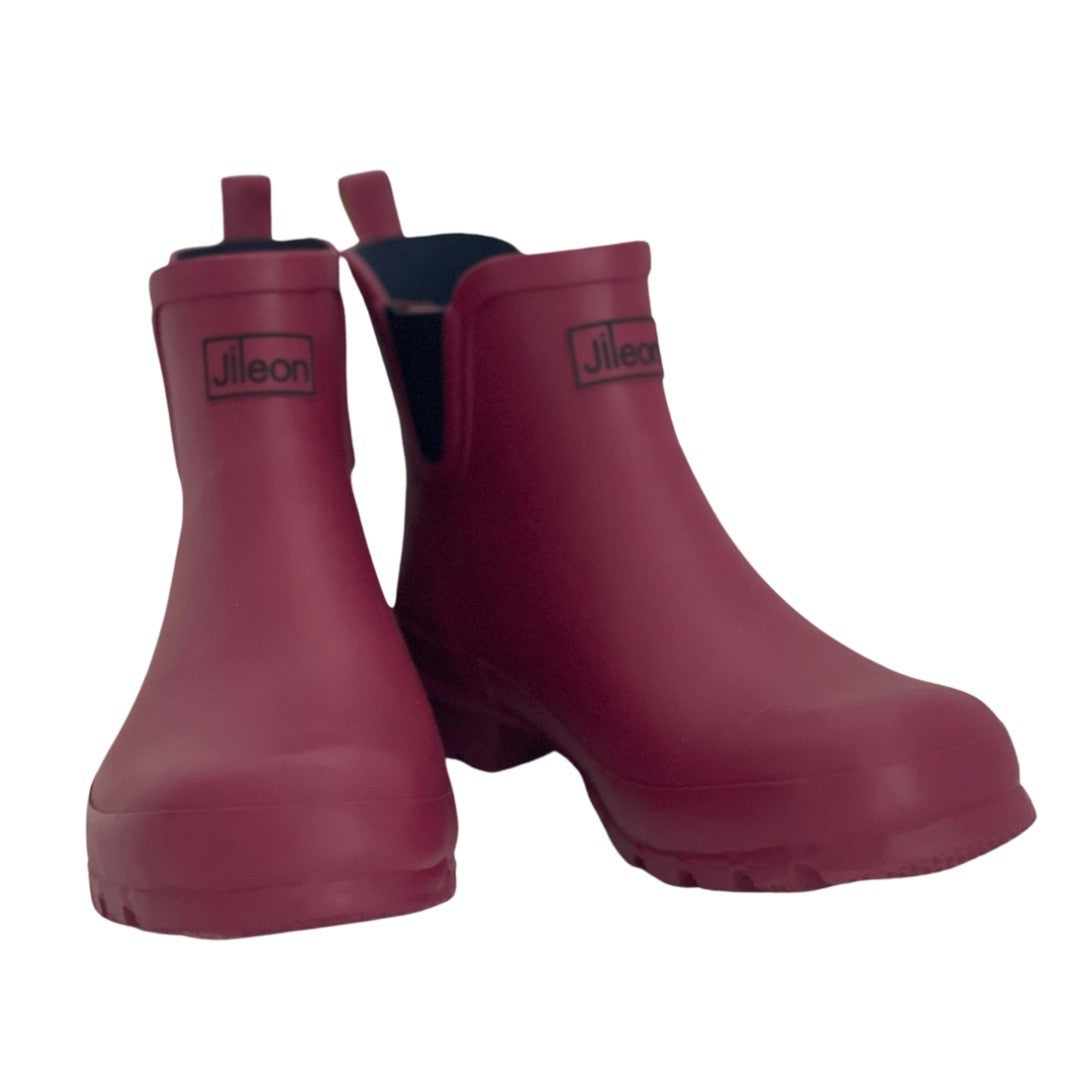 jileon ankle rain boots