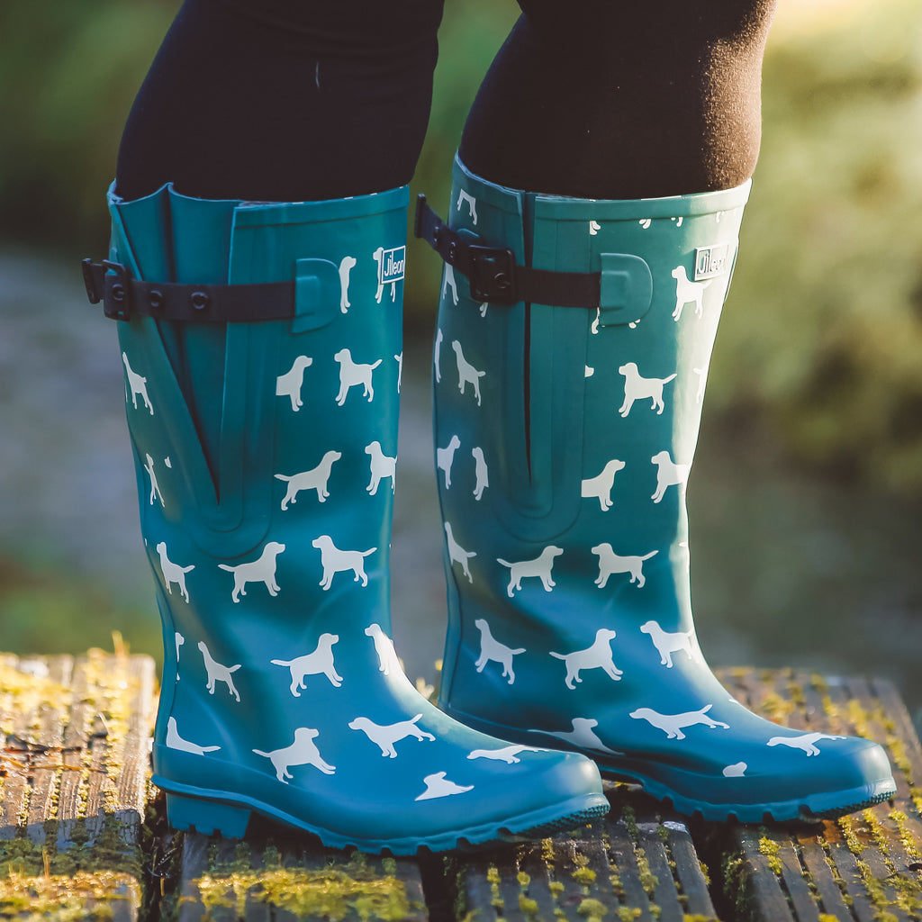 Eloshman Womens Mens Rubber Boot Wide Calf Garden Shoes Slip Resistant Rain  Boots Fishing Pull On Warm Lined Rainboot Non-slip Waterproof Bootie Black