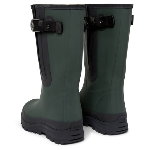 Extra Wide Calf Womens' Rain Boots - Green - 16-23 Inch Calf. Wide in Foot & Ankle