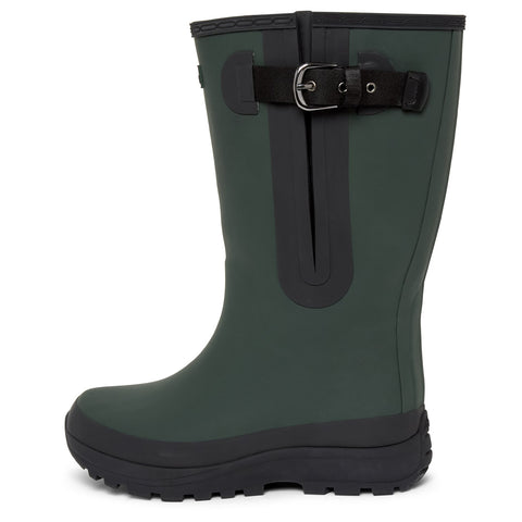 Extra Wide Calf Womens' Rain Boots - Green - 16-23 Inch Calf. Wide in Foot & Ankle