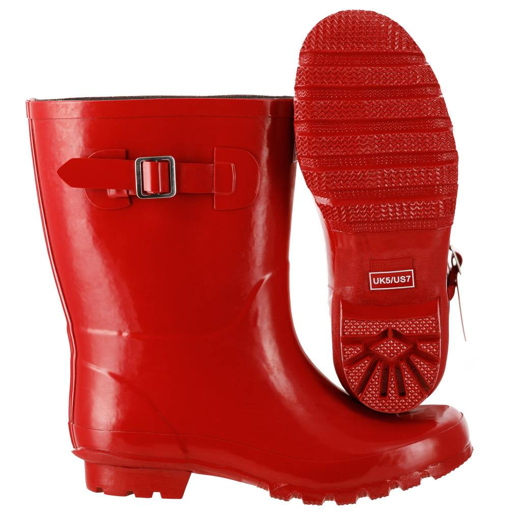 mid height rain boots