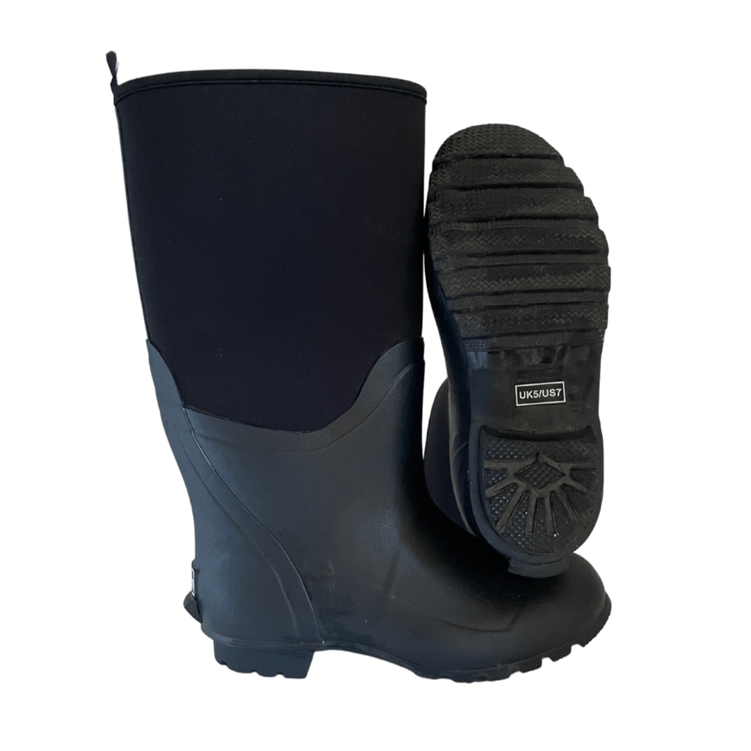 Mens extra wide calf rubber boots hotsell