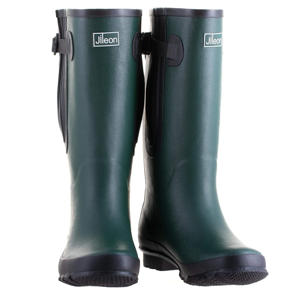 Wide Foot Rainboots - Easy to Slip On - Extra Space around Ankle â Jileon RainBoots