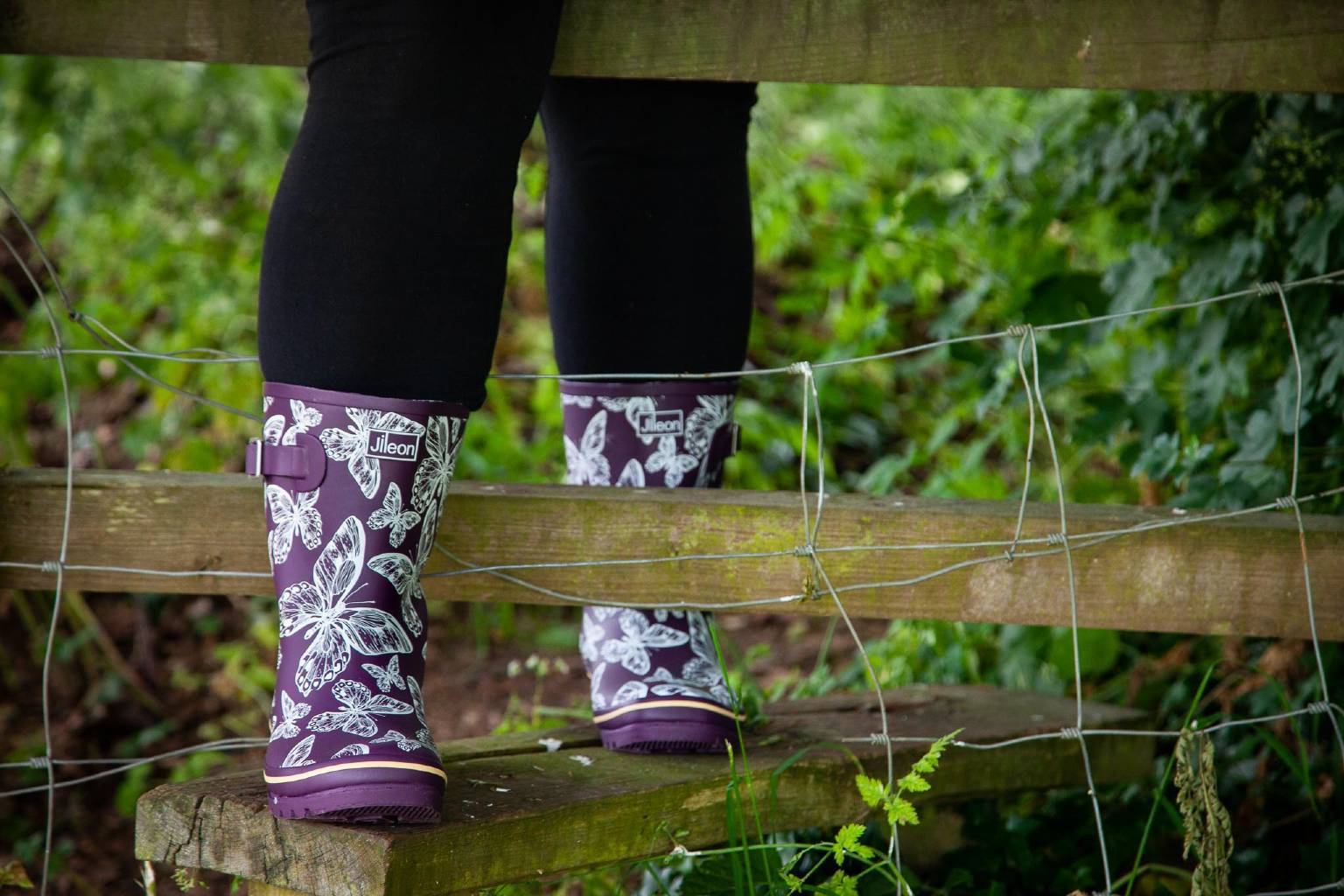 Butterfly shops twists rain boots